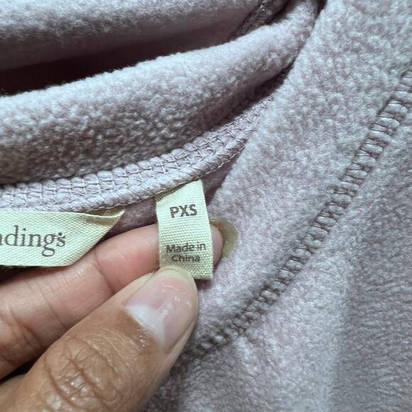 Soft Surroundings Pink Lounge Dress Front Pockets Detachable Scarf Women's PXS - Picture 8 of 9